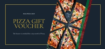 Free Pizza Voucher Template to Edit Online