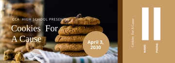 Free Fundraiser Ticket Template to Edit Online