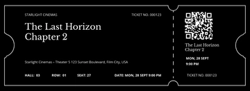 Free Movie Ticket Template to Edit Online