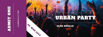 Free Party Ticket Template to Edit Online