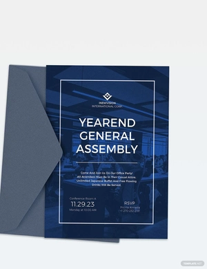 Office Holiday Party Invitation Template