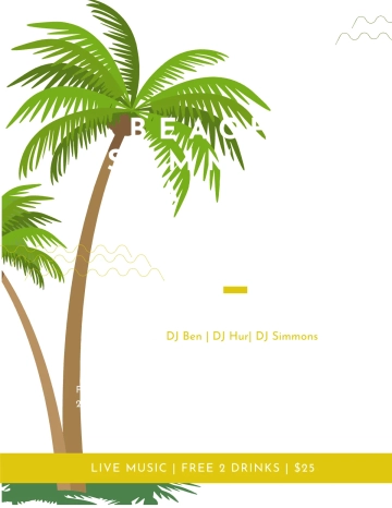 Free Beach Flyer Template to Edit Online Free Beach Flyer Template to Edit Online