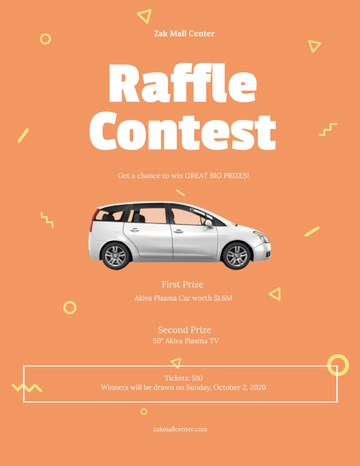 Free Raffle Flyer Template to Edit Online