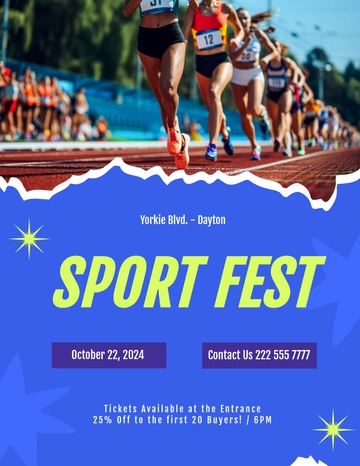 Free Sports Event Flyer Template to Edit Online