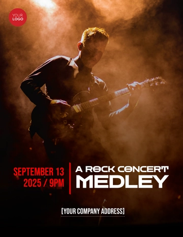 Free Concert Flyer Template to Edit Online