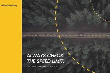 Free Driving School Postcard Template to Edit Online