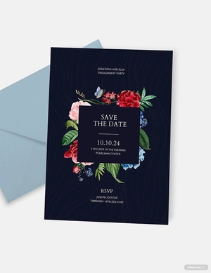 Save the Date Party Invitation Template