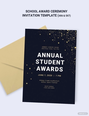 School Award Ceremony Invitation Template