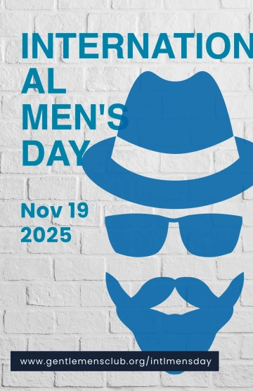 Free International Men's Day Poster Template to Edit Online