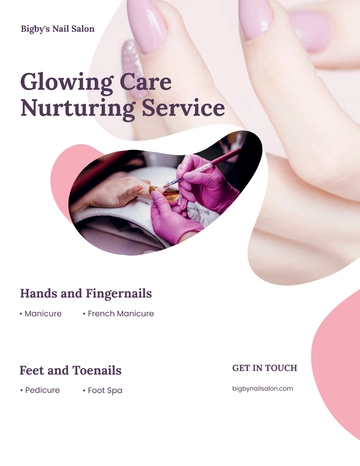 Free Nail Salon Flyer Template to Edit Online