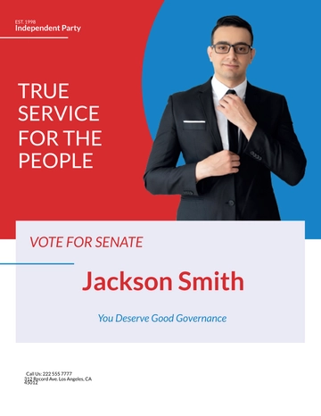 Free Political Flyer Template to Edit Online