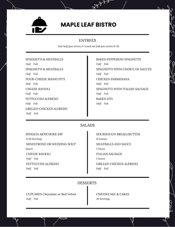 Free Birthday Menu Template to Edit Online