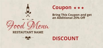 Free Christmas Coupon Template to Edit Online