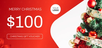 Free Christmas Voucher Template to Edit Online