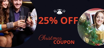 Free Merry Christmas Coupon Template to Edit Online