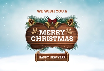 Free Sample Christmas Greeting Card Template to Edit Online