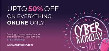 Free Cyber Monday Coupon Template to Edit Online