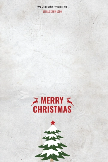 Free Modern Christmas Thank You Card Template to Edit Online