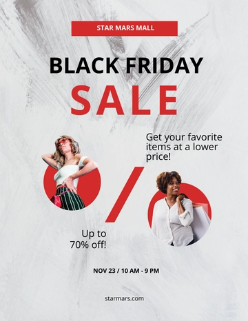 Free Black Friday Deal Flyer Template to Edit Online