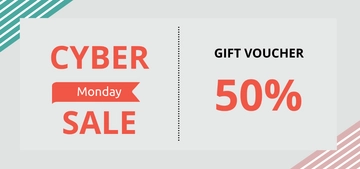 Free Cyber Monday Coupons Template to Edit Online