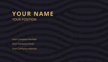 Free Bartender Business Card Template to Edit Online