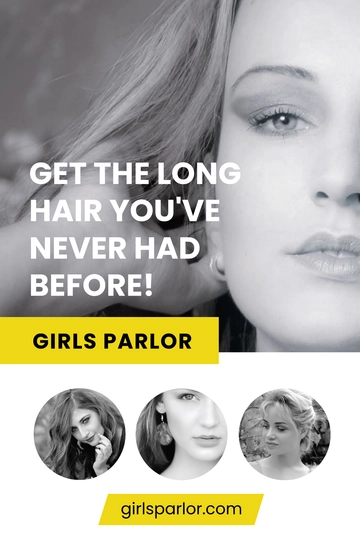 Free Beauty Parlor Poster Template to Edit Online