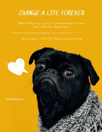 Free Adoption Flyer Template to Edit Online