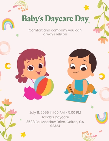Free Baby Program Template to Edit Online