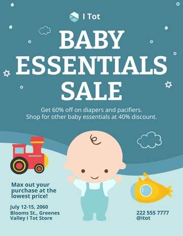 Free Baby Promotion Template to Edit Online