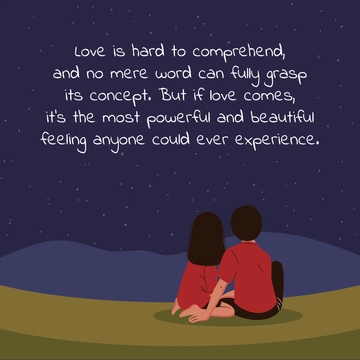 Free Love Whatsapp Post Template to Edit Online