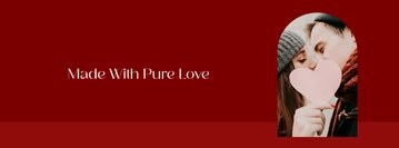 Free Love Facebook Cover Banner Template to Edit Online