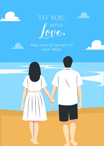 Free Love Wishes Template to Edit Online