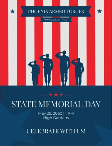 Free Creative Memorial Day Flyer Template to Edit Online