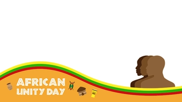 Free African Unity Day Transparent Template Clipart to Edit Online