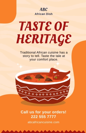 Free African Unity Day Poster Template to Edit Online