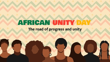 Free African Unity Day Youtube Thumbnail Cover Template to Edit Online