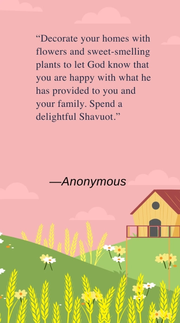 Free Shavuot Quote Template to Edit Online