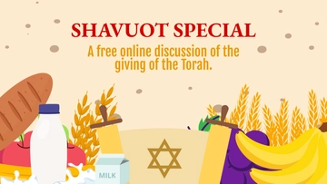 Free Shavuot Youtube Thumbnail Cover Template to Edit Online