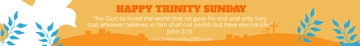 Free Trinity Sunday Ad Banner Template to Edit Online