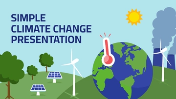Free Simple Climate Change Presentation Template to Edit Online