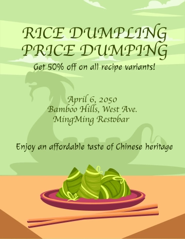 Free Dragon Boat Festival Promotion Template to Edit Online