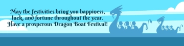 Free Dragon Boat Festival Linkedin Banner Template to Edit Online
