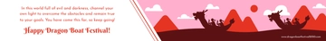 Free Dragon Boat Festival Website Banner Template to Edit Online