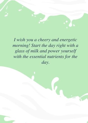 Free World Milk Day Wishes Template to Edit Online