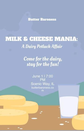 Free World Milk Day Poster Template to Edit Online