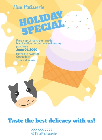 Free World Milk Day Promotion Template to Edit Online