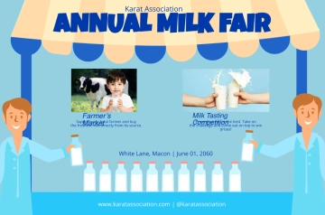 Free World Milk Day Banner Template to Edit Online