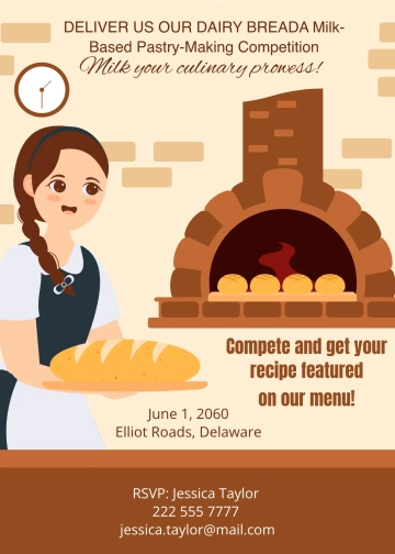 Free World Milk Day Invitation Template to Edit Online