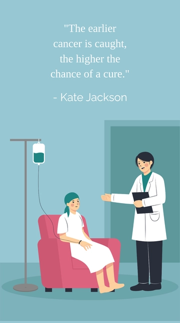 Free Cancer Awareness Quote Template to Edit Online