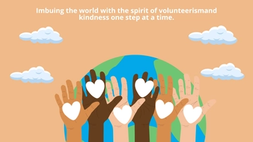 Free Volunteers' Week Youtube Banner Template to Edit Online